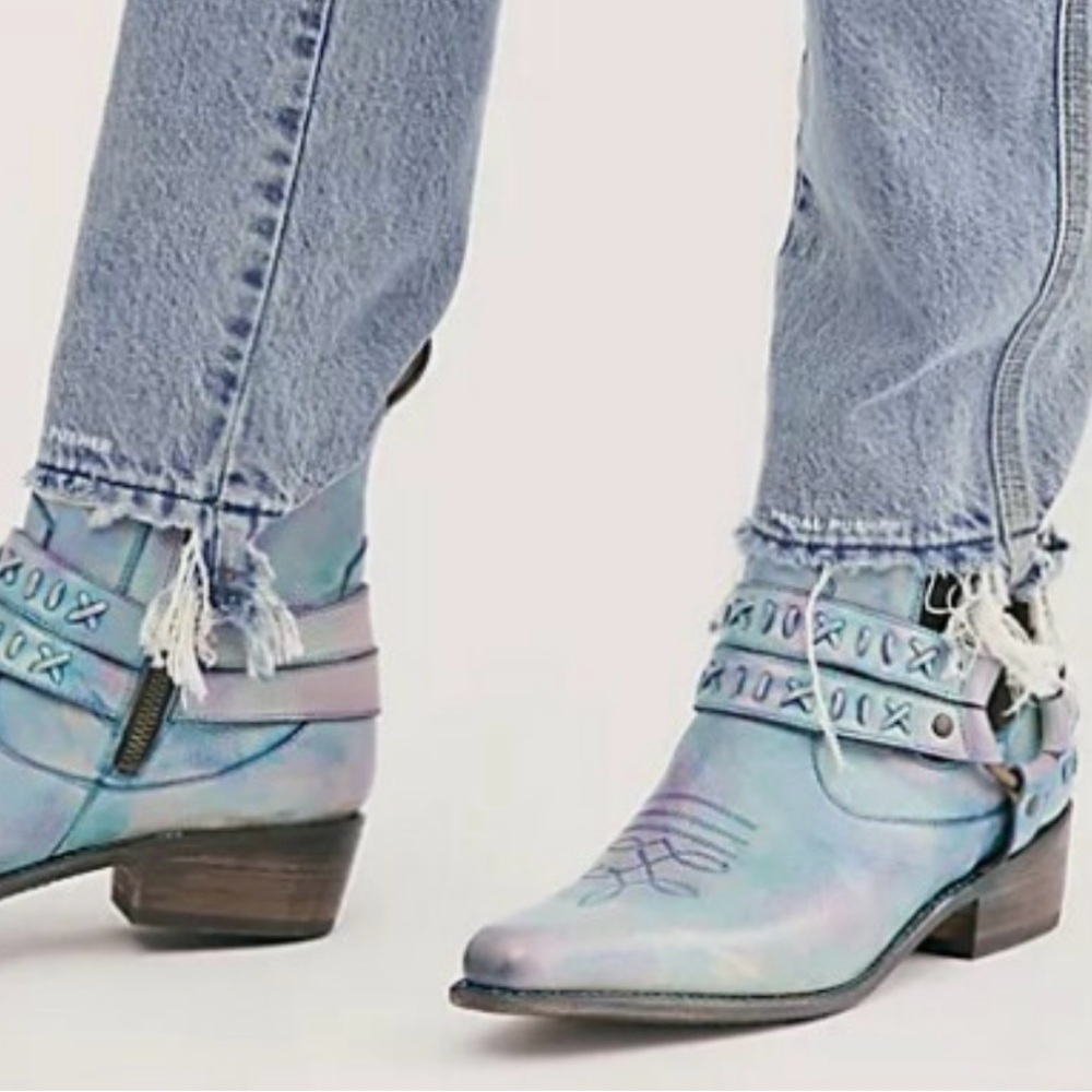 Bed Stu x Free People Watercolor Boots Size 9 - Picture 2 of 9